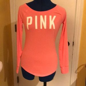 Pink long sleeve t-shirt